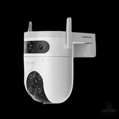 Caméra Extérieure EZVIZ Dual 3MP-3MP Double Objectif, 360°, Ultra HD, Vision Nocturne Couleur & Suivi Intelligent CS-H9C