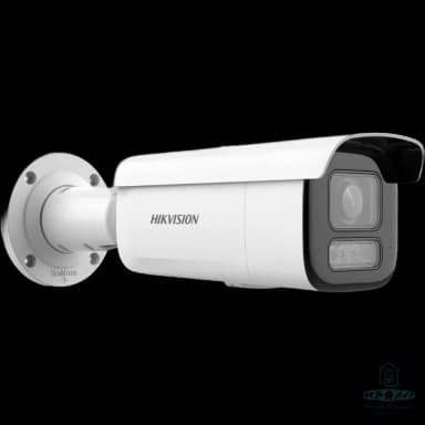 Camera IP Bullet 4MP Acusense Smart Hybrid Light Varifocale Avec audio et carte SD Hikvision DS-2CD2643G2-LIZS2U