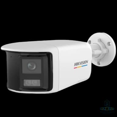 Caméra TURBO HD 3K ColorVu Dual-Lens Fixed Bullet Camera, Micro, 180° HIKVISION DS-2CE12KF3TP-DLS