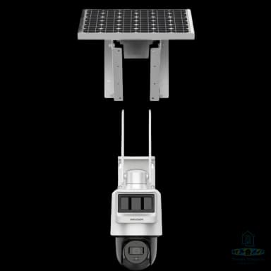 Caméra solaire Speed Dome PT 4MP IP 4G Micro + Audio HIKVISION DS-2DE2C400IWG-K/4G/C05S10