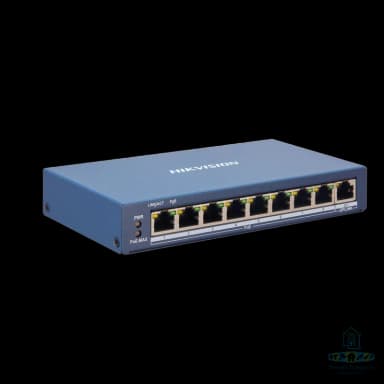 Switch 8 Ports 8 × 10/100 Mbps PoE ports, 1 × Gigabit RJ45 port Hikvision DS-3E1309P-EI/M
