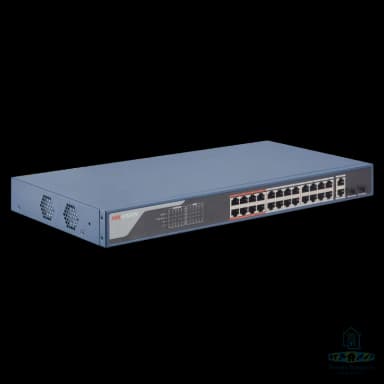 Switch 24 Port Fast Ethernet Smart POE Hikvision DS-3E1326P-EI/M