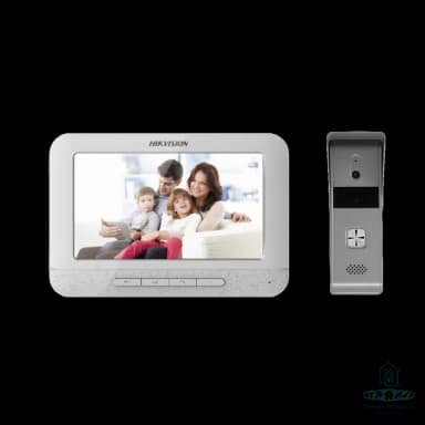 Kit d'interphone vidéo analogique 1 bouton 4Fils HIKVISION DS-KIS203T